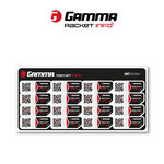 Accessoires Raquettes Gamma Gamma Racket Info, 16 QR Sticker Professiona